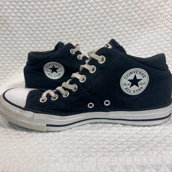 Ladies Black Converse - Picture 6 of 11